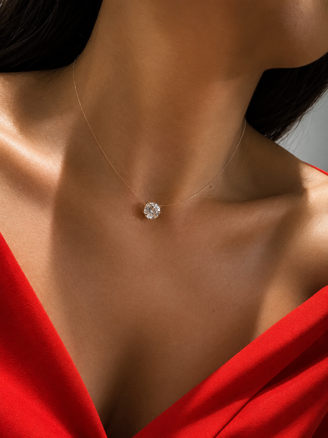 Solitaire Spark Necklace