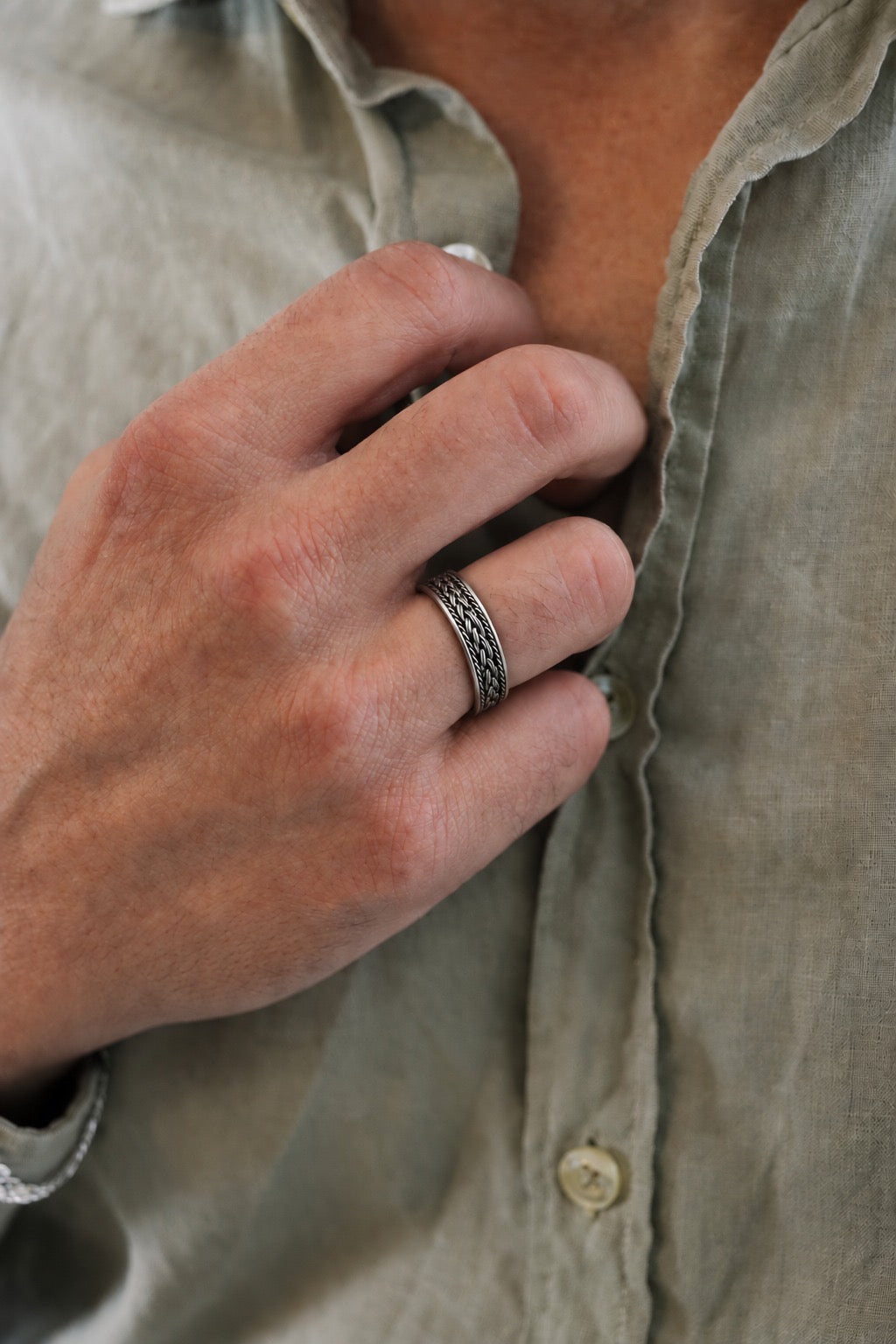 Veyron Braided Ring