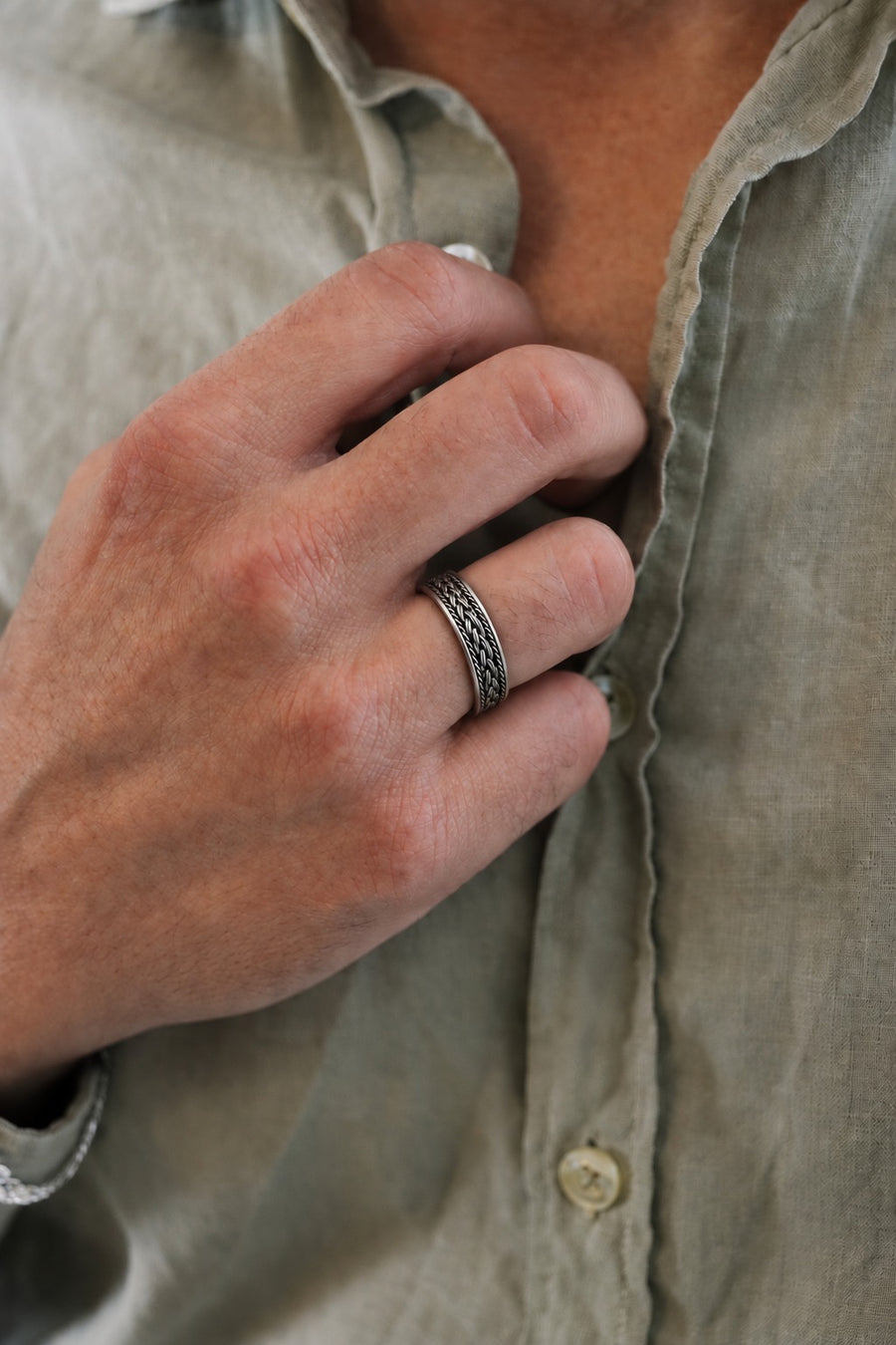 Veyron Braided Ring