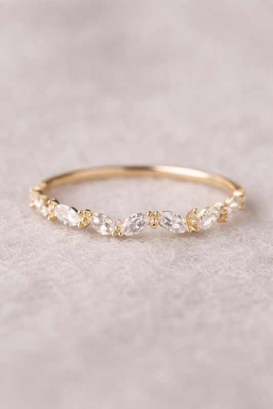 Marquise Sparkle Band